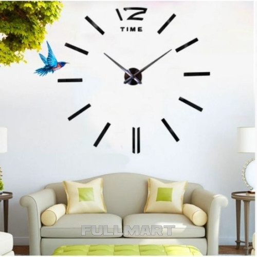 Великий настінний годинник 3D DIY Clock